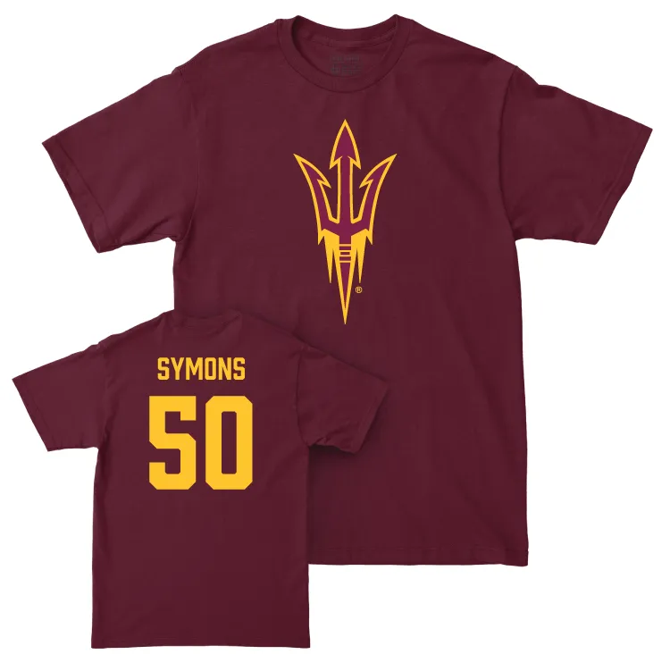 Arizona State Football Maroon Legacy Tee - Chance Symons