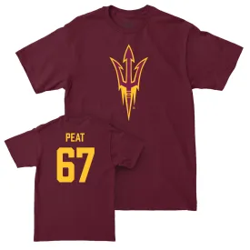 Arizona State Football Maroon Legacy Tee  - Keona Peat