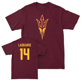 Arizona State Football Maroon Legacy Tee - Tyler Laskaris