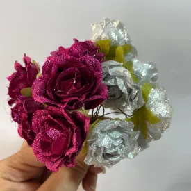 Artificial Flowers | 60Pcs