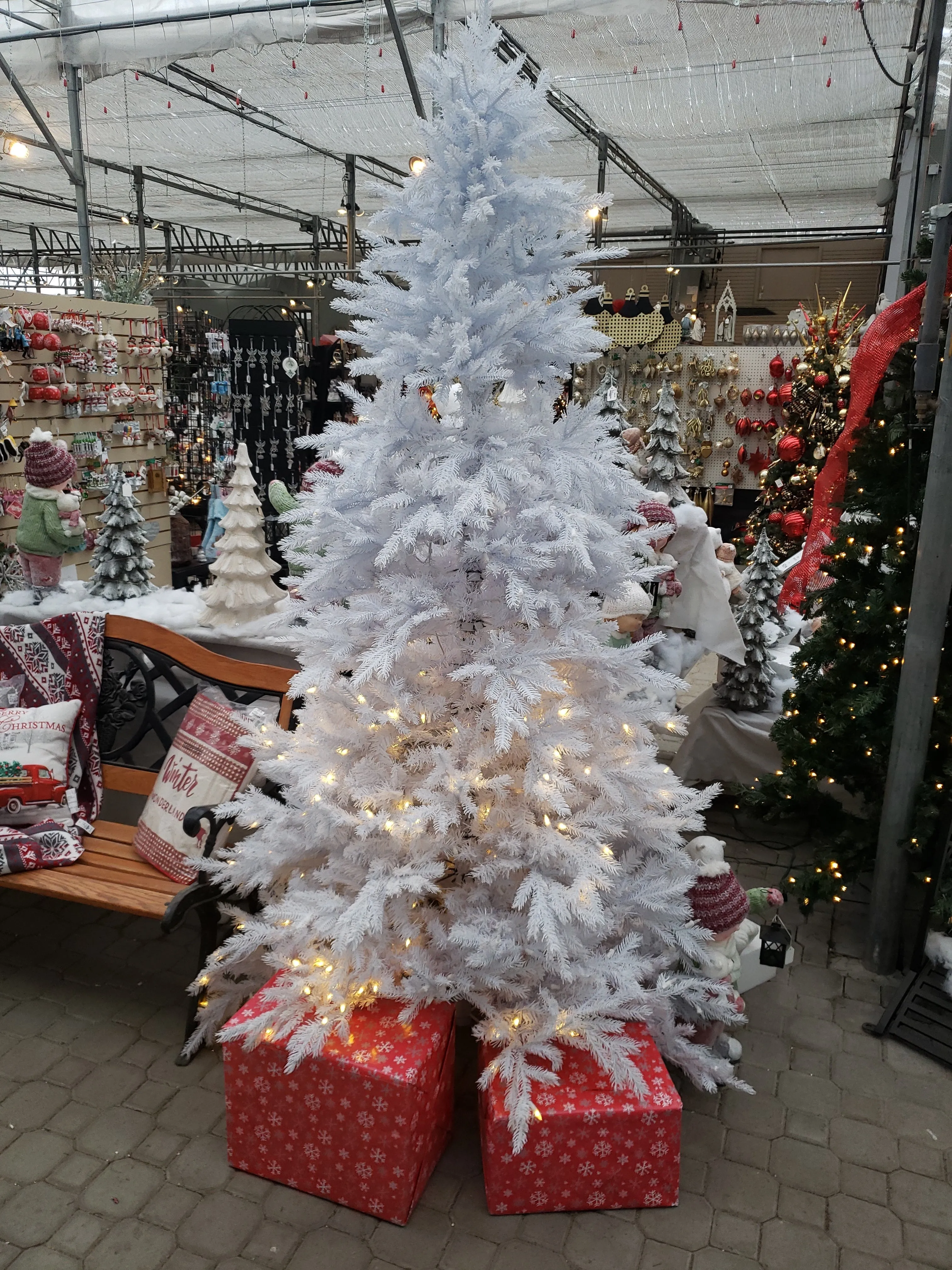 Artificial Tree - Palisade 7.5' White Lit