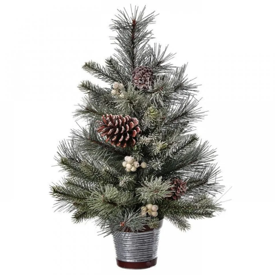 Artificial Tree - Potted Glistening Pine 26"