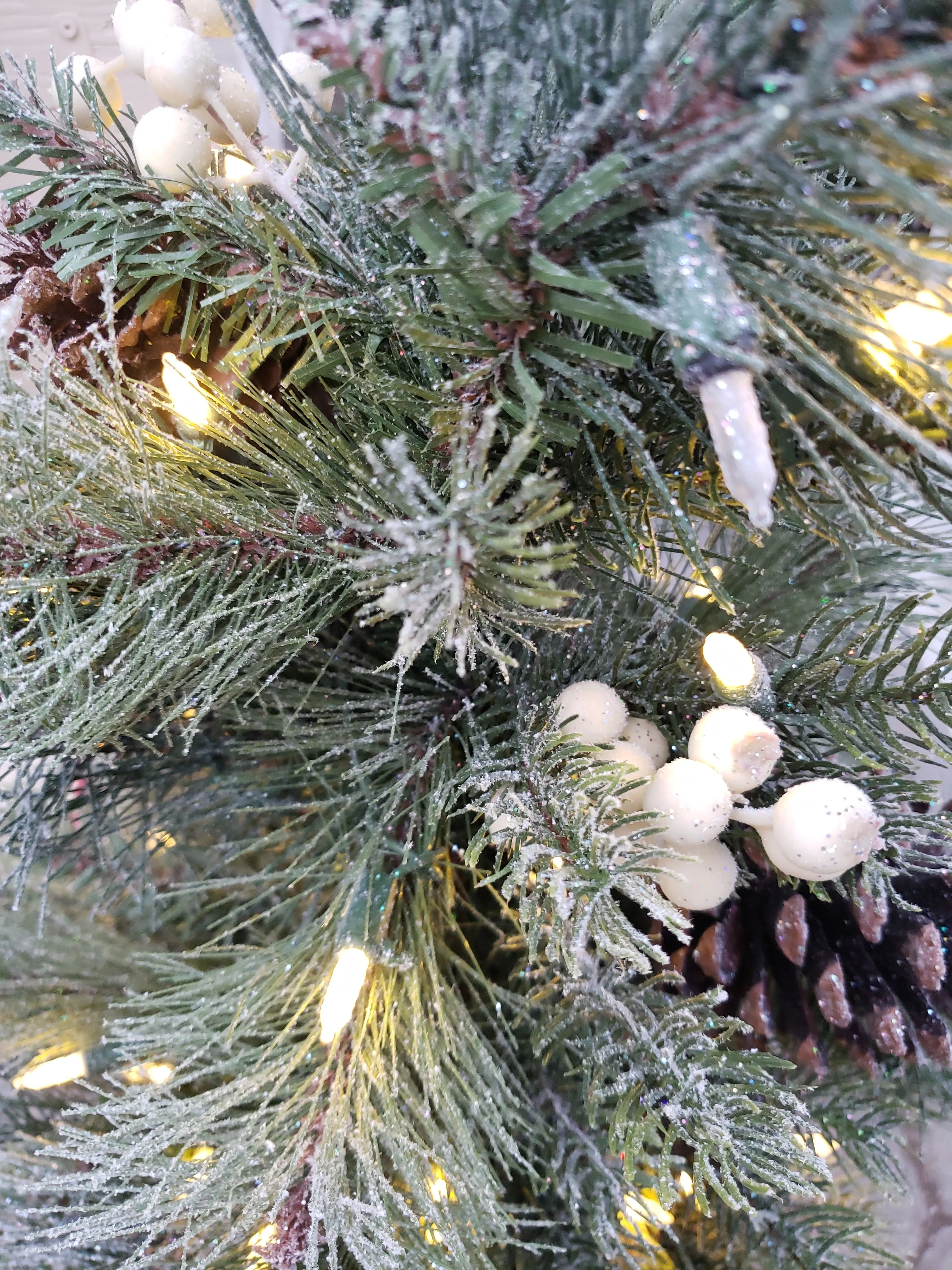 Artificial Tree - Potted Glistening Pine 26"