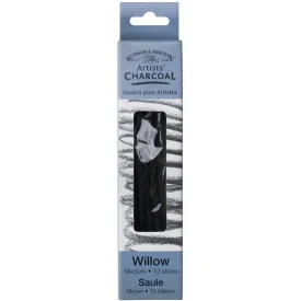 Artists' Willow Charcoal - Medium 12 Sticks