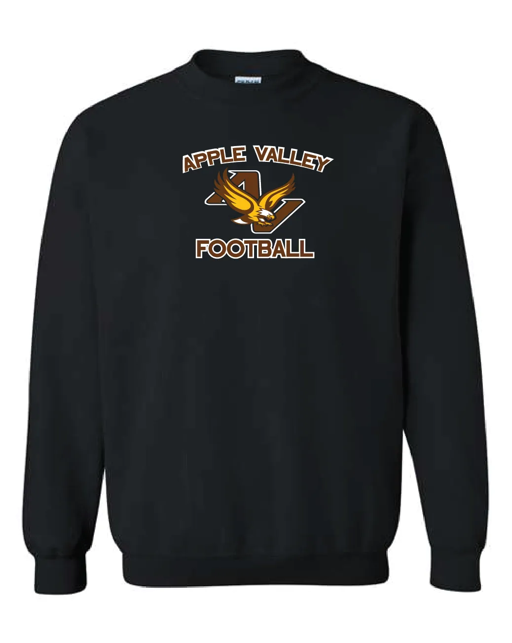 AV Football - Youth & Adult Crew Sweatshirt - Black