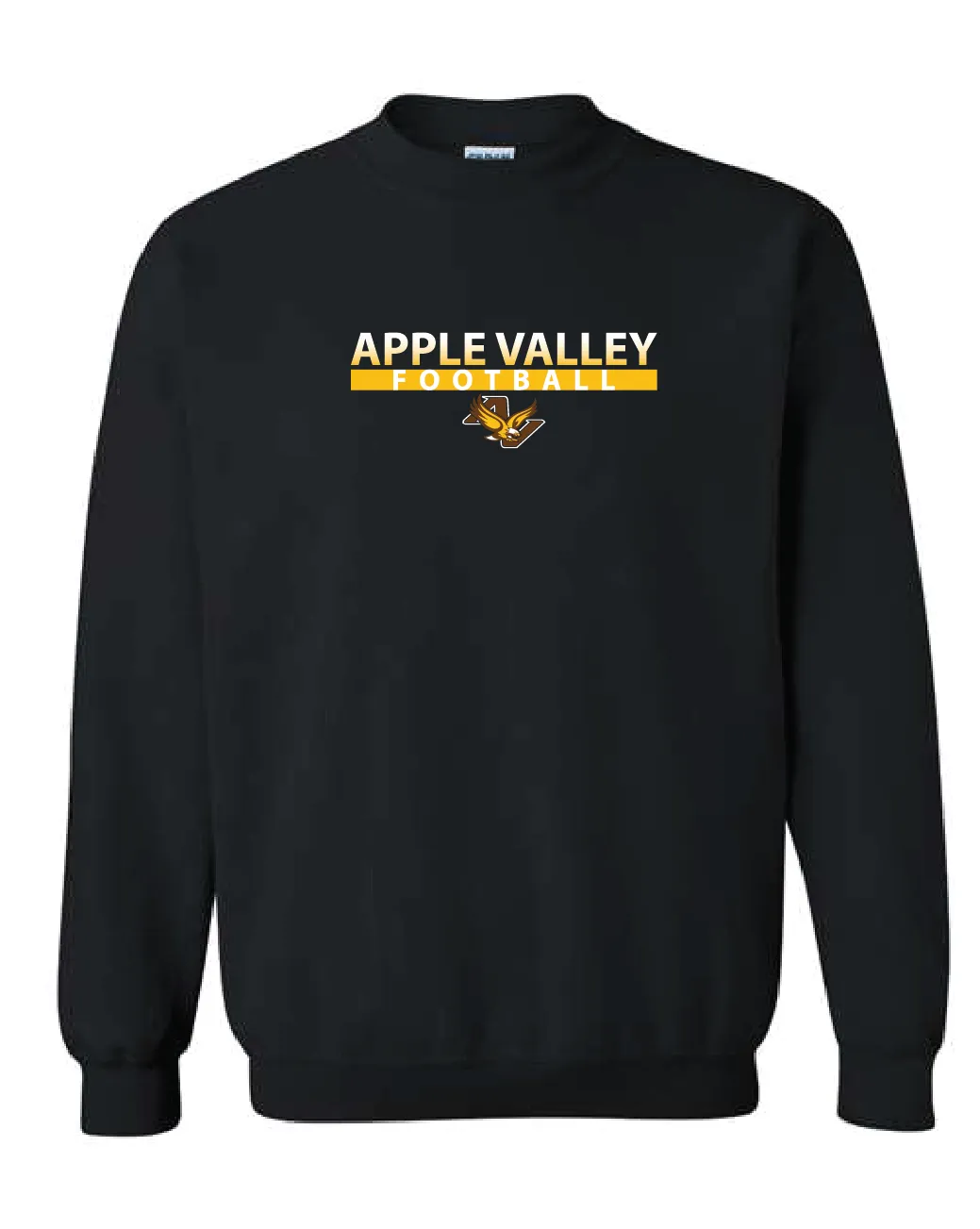 AV Football - Youth & Adult Crew Sweatshirt - Black