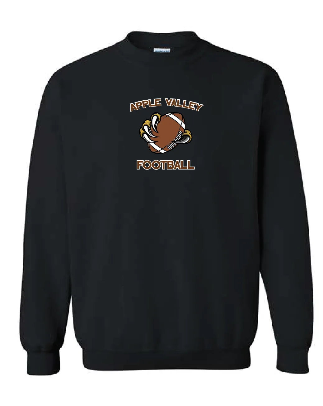 AV Football - Youth & Adult Crew Sweatshirt - Black