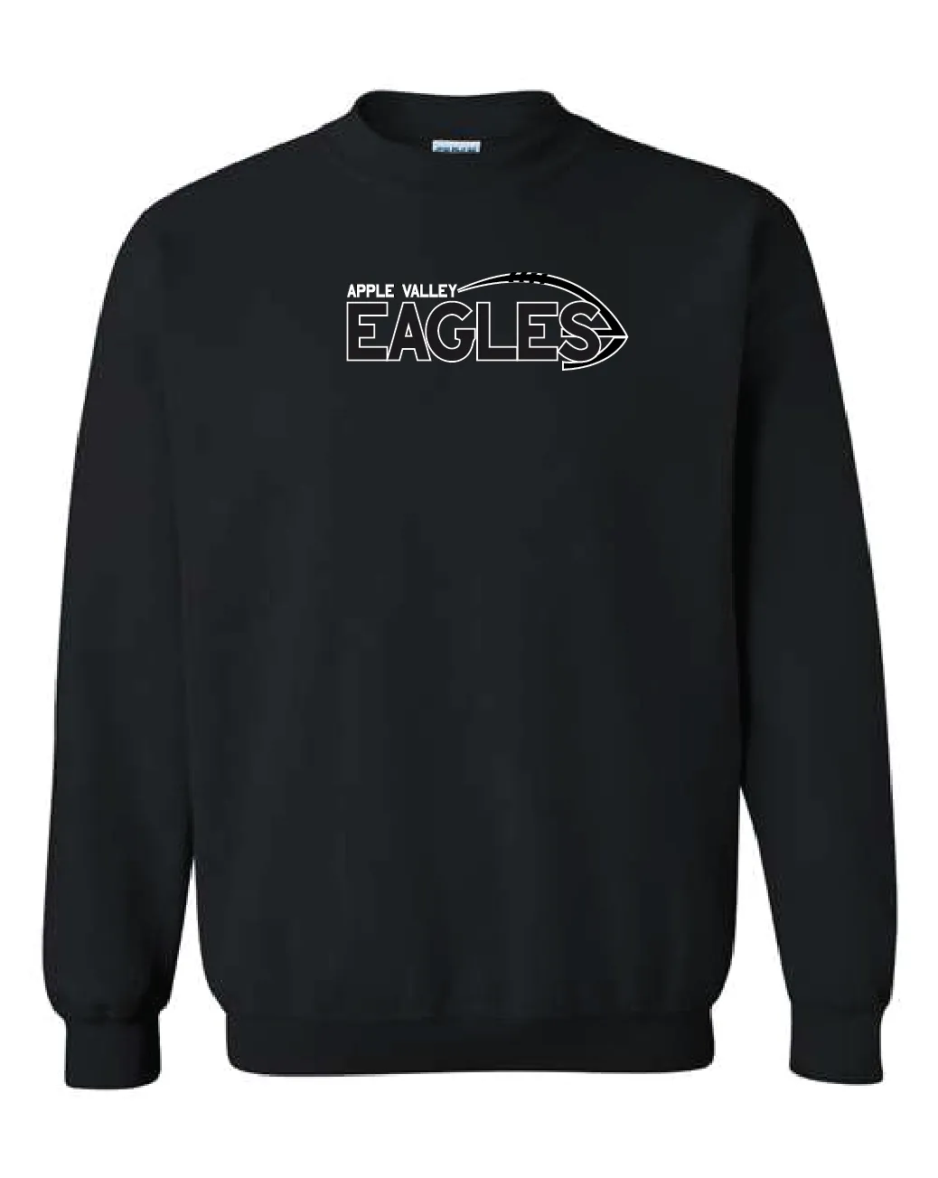 AV Football - Youth & Adult Crew Sweatshirt - Black