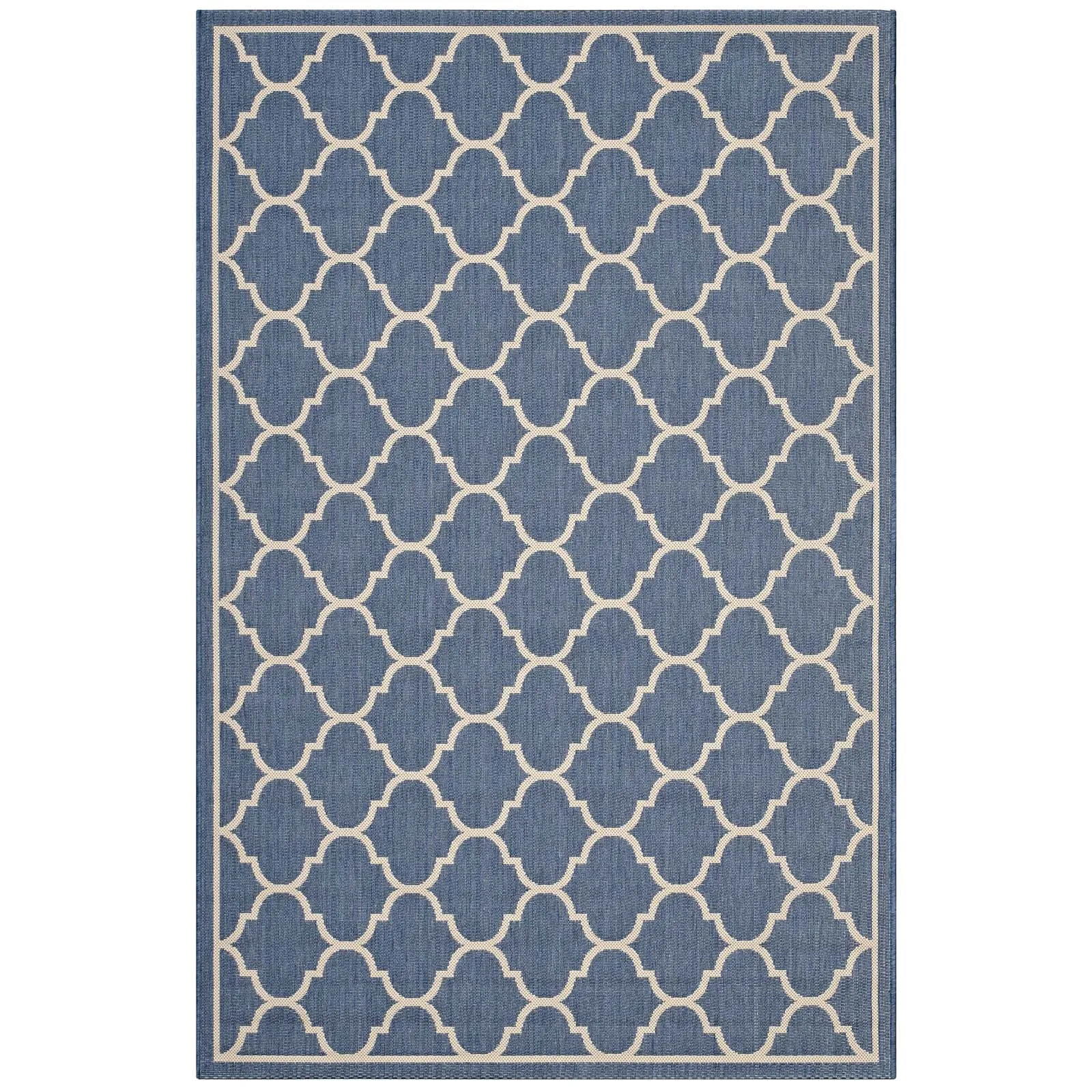 Avena Moroccan Quatrefoil Trellis 9x12 Indoor and Outdoor Area Rug By Modway - R-1137-912