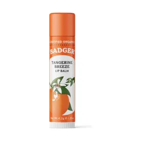 Badger Classic Organic Lip Balm - Tangerine Breeze