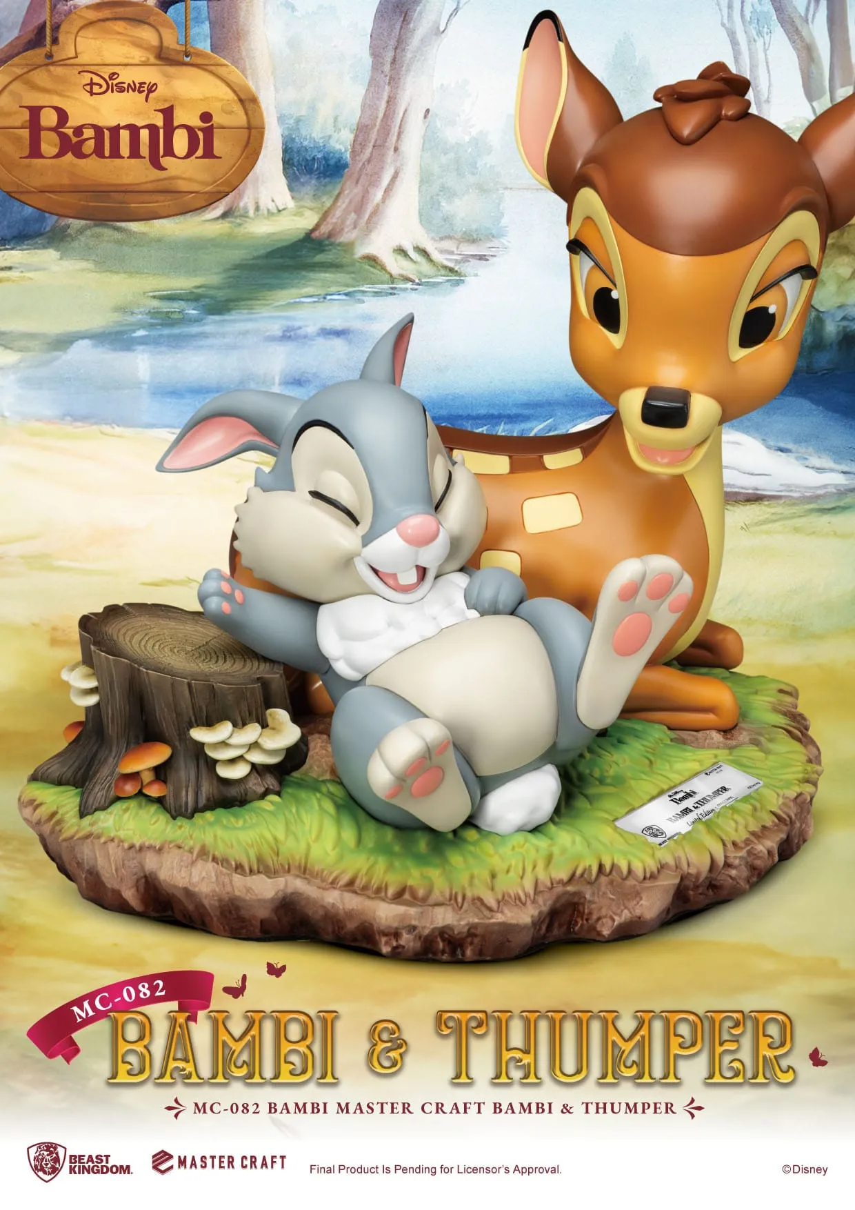 Beast Kingdom Disney Bambi & Thumper Master Craft Statue