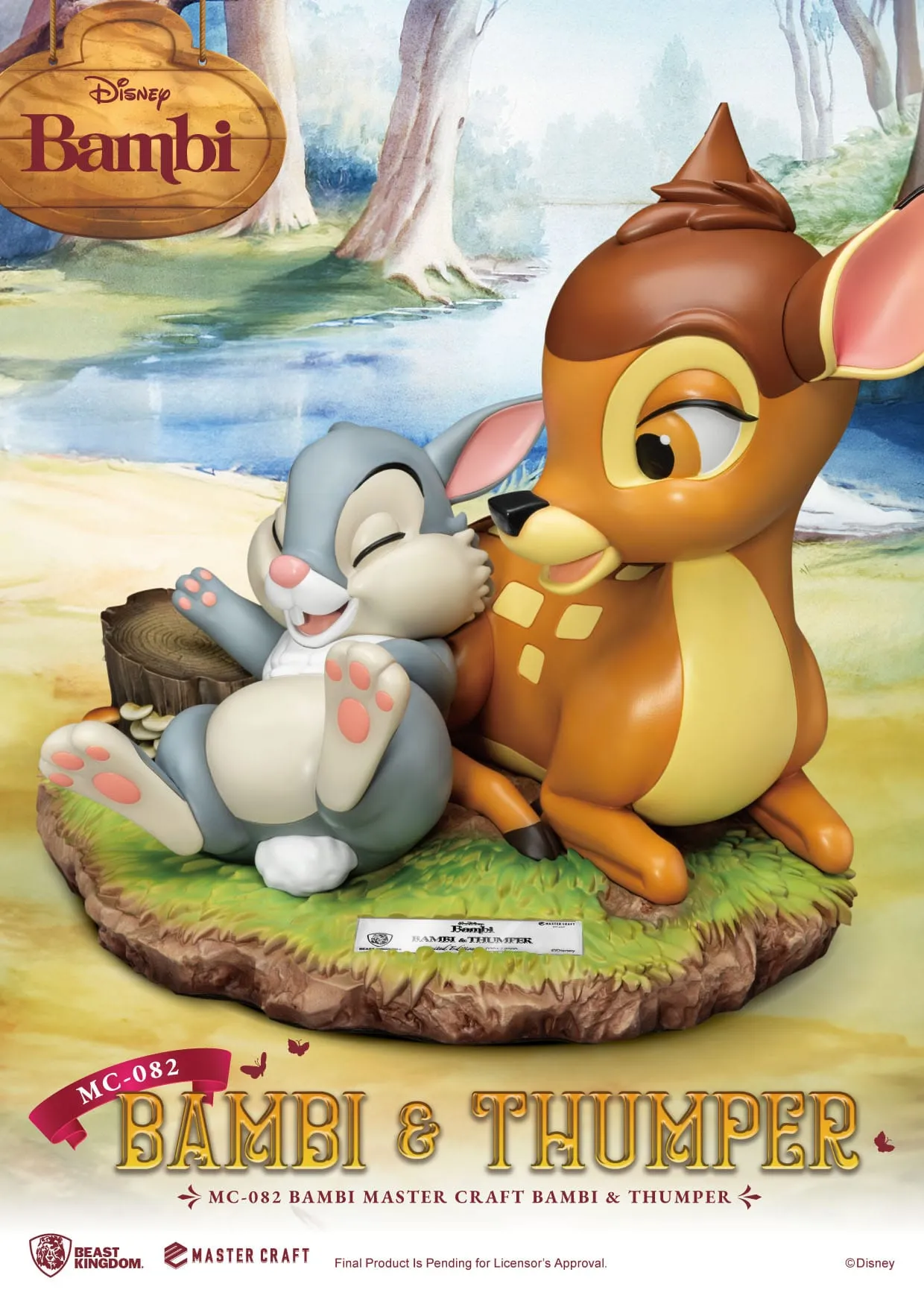 Beast Kingdom Disney Bambi & Thumper Master Craft Statue