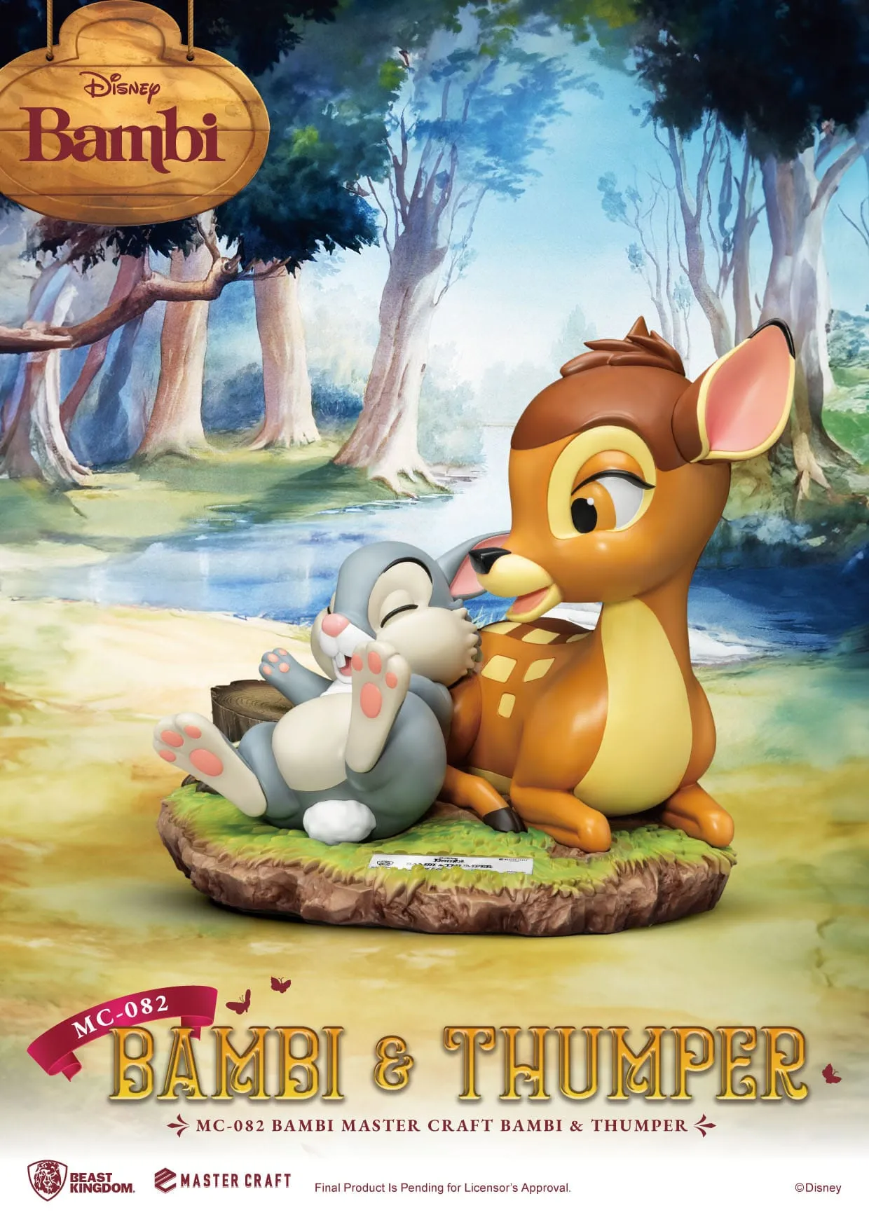 Beast Kingdom Disney Bambi & Thumper Master Craft Statue