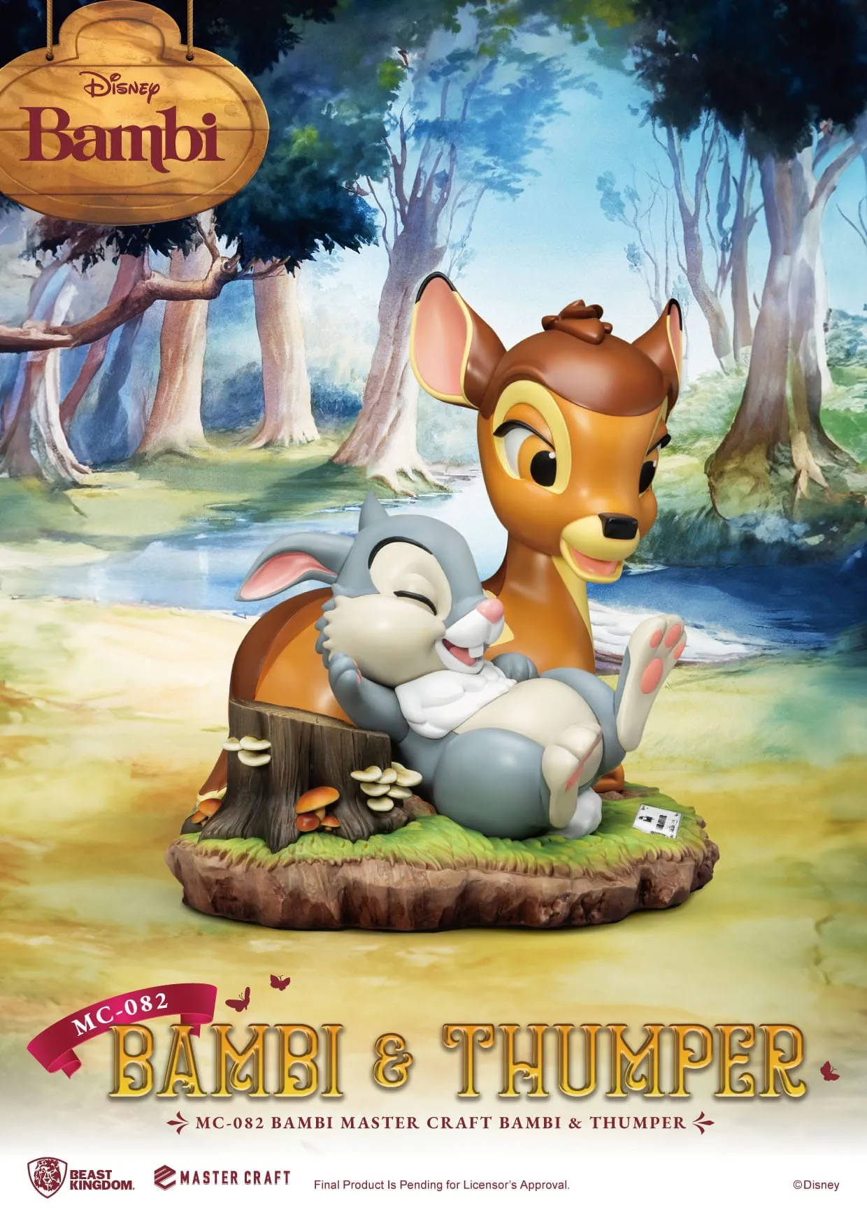 Beast Kingdom Disney Bambi & Thumper Master Craft Statue