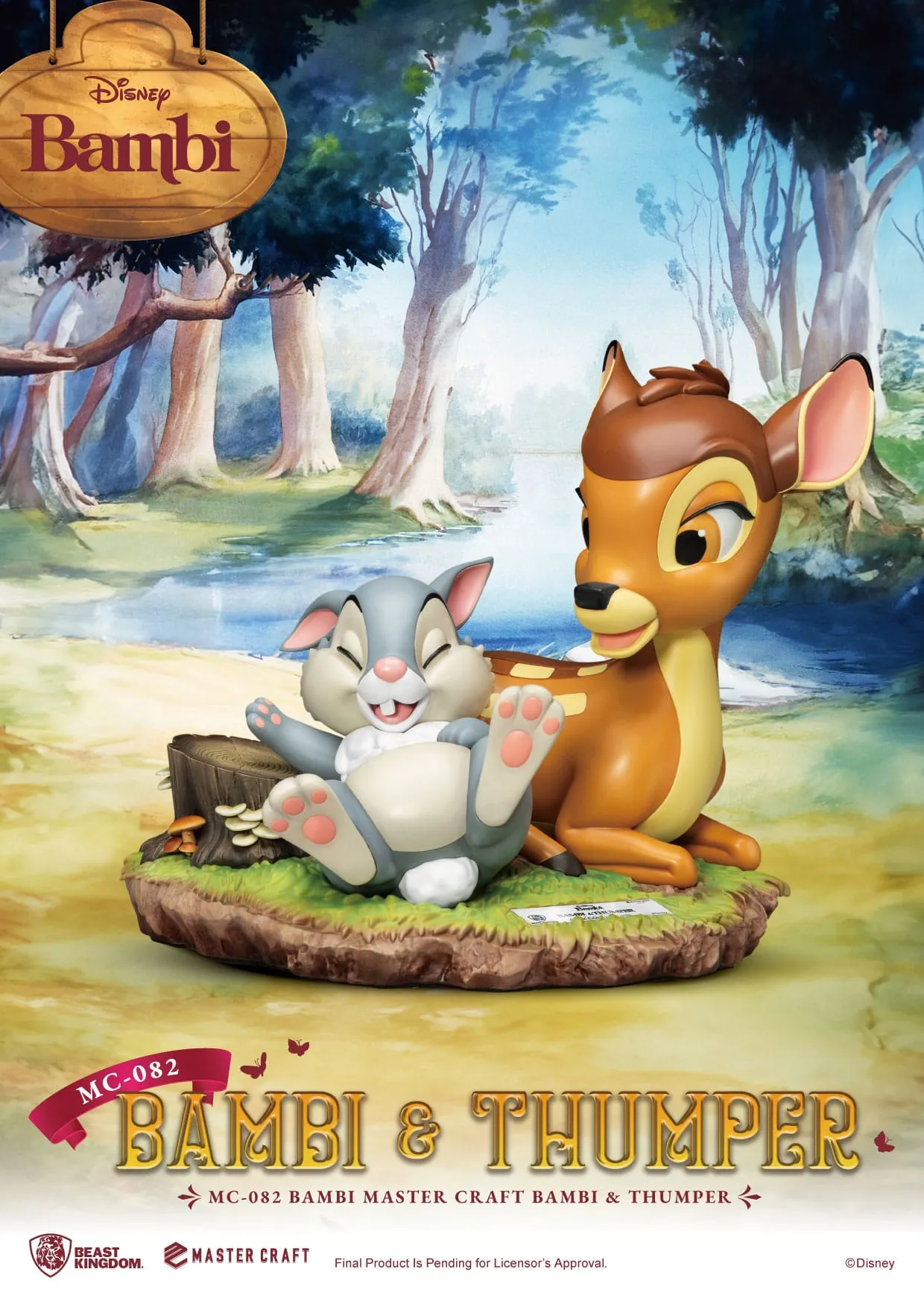 Beast Kingdom Disney Bambi & Thumper Master Craft Statue