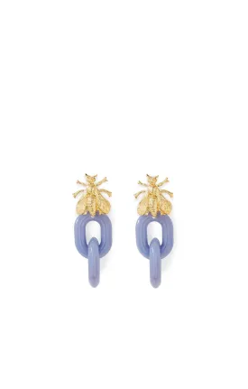 Bee Chain Chunky Earrings