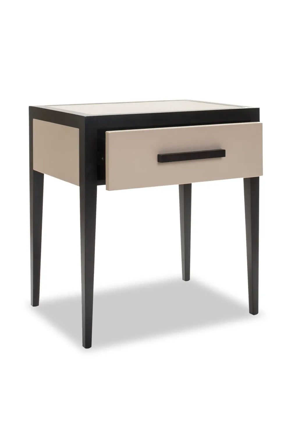 Beige Leather Bedside Table | Liang & Eimil Liza