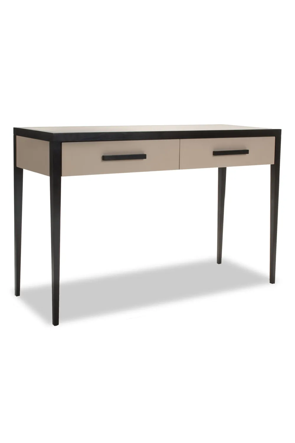 Beige Leather Console Table | Liang & Eimil Liza