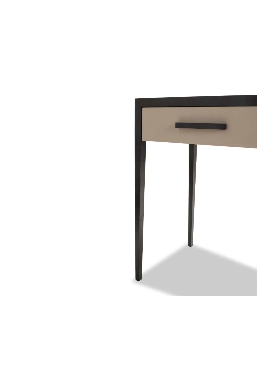 Beige Leather Console Table | Liang & Eimil Liza