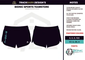 Bionic-Sports- Youth Split Track Short