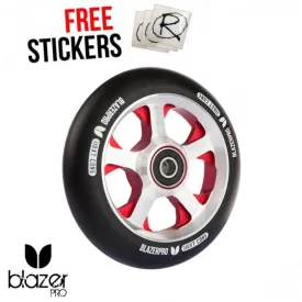 Blazer Pro XT Scooter Wheel 110mm, Black/Red/Silver