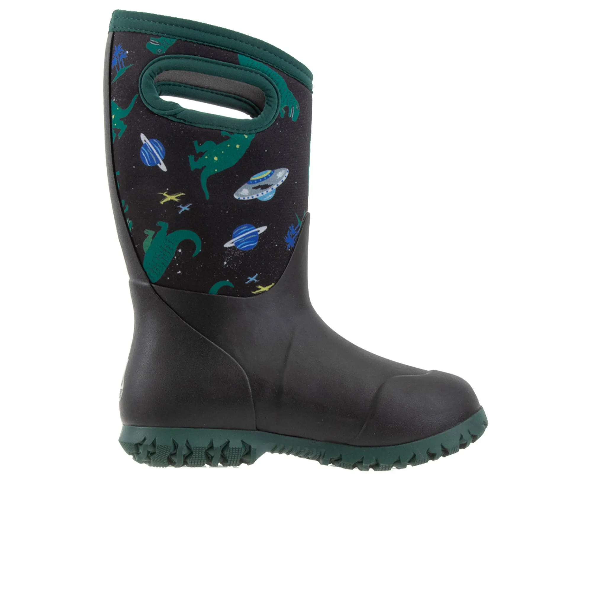 Bogs Childrens York Jurassic Dino Black Multi