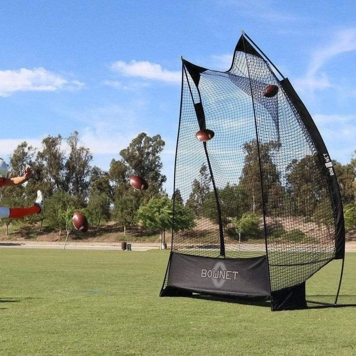 Bownet Solo Kicker Pro Football Kicking Net - Bow-SoloKicker-Pro