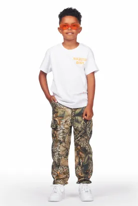 Boys Padrino Camo T-Shirt Cargo Pant Set