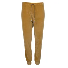 Camel Velour Jogger