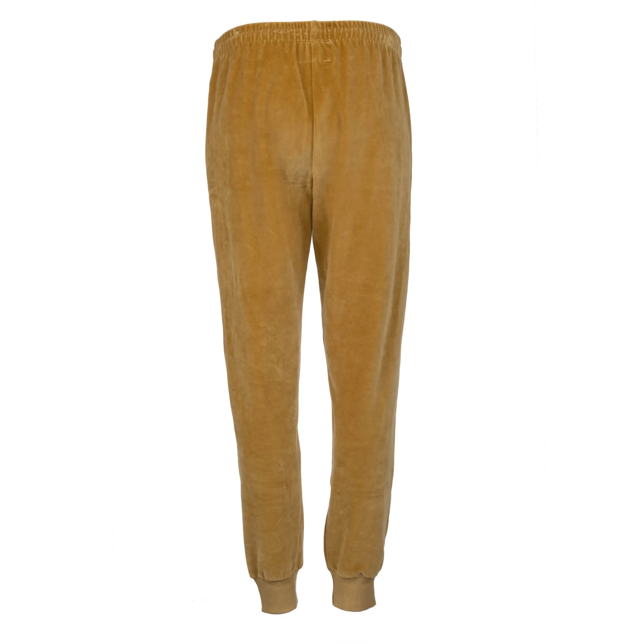 Camel Velour Jogger