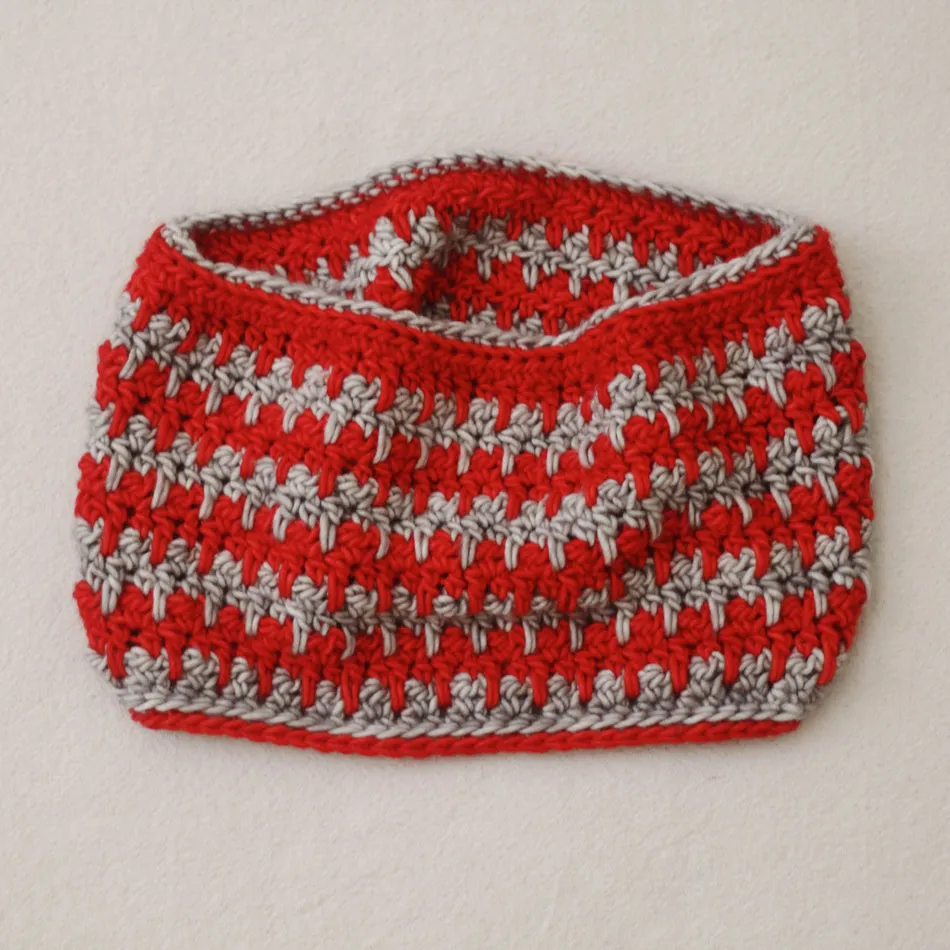 Candy Stripe Cowl