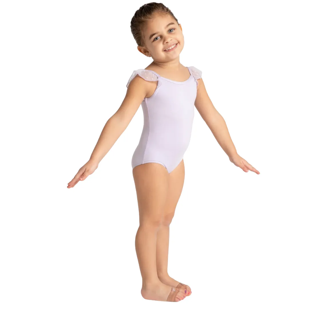 Capezio Spot on Kids Flutter Sleeve Leotard - Girls