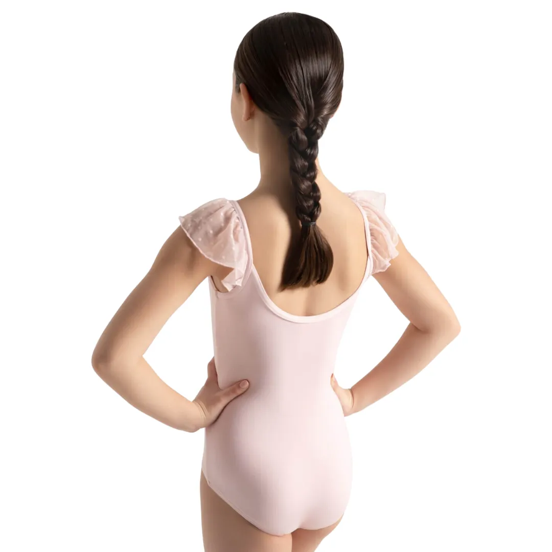 Capezio Spot on Kids Flutter Sleeve Leotard - Girls