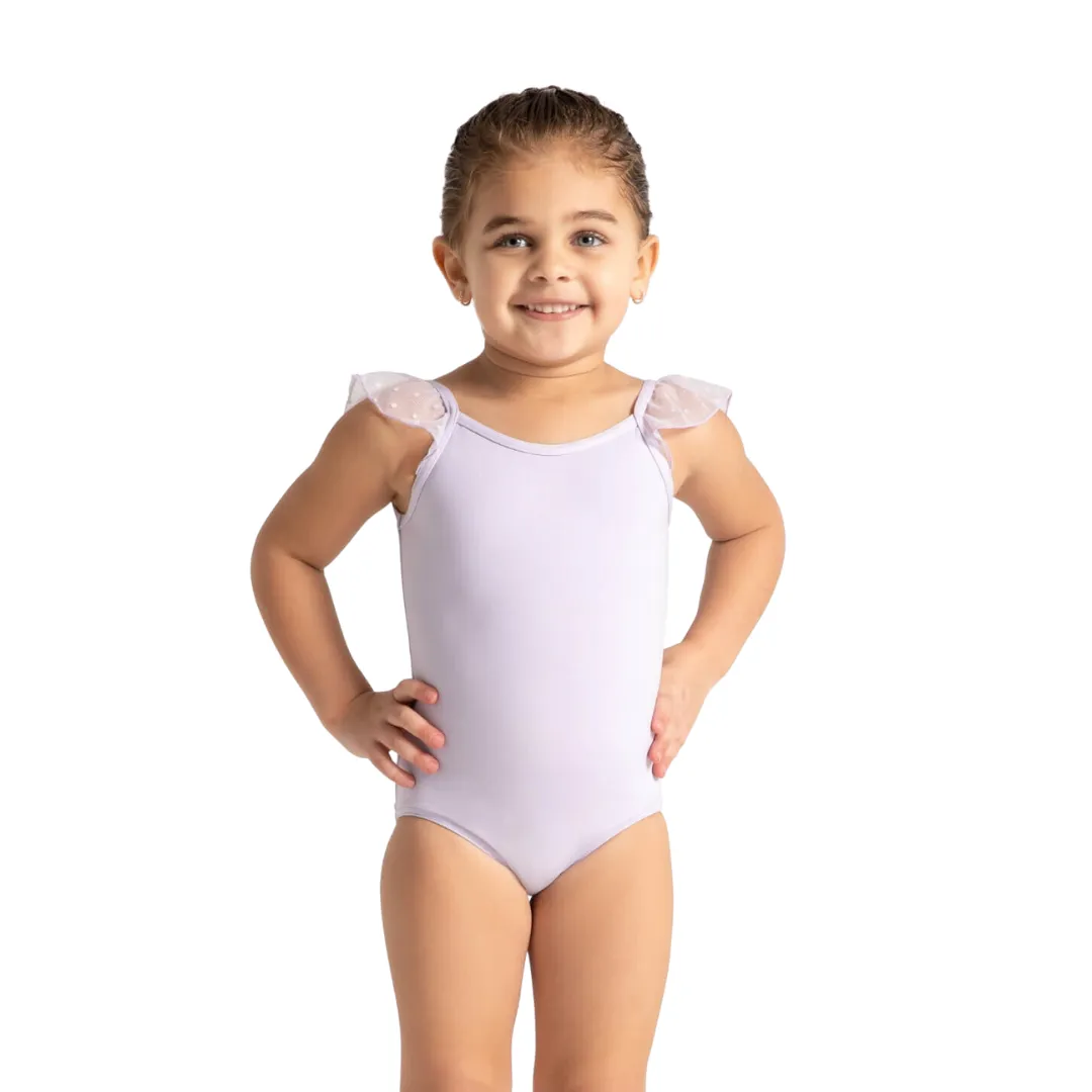 Capezio Spot on Kids Flutter Sleeve Leotard - Girls