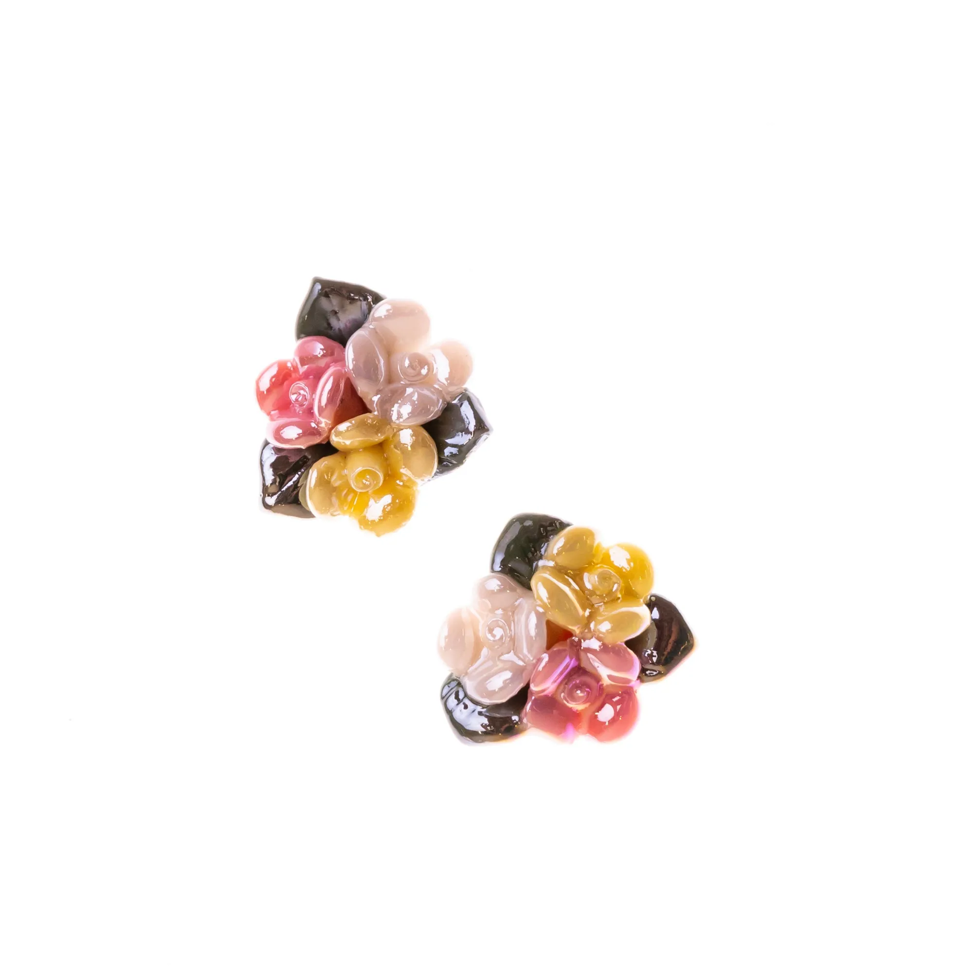 Ceramic Flower | Size : 17mm | 20 Pcs