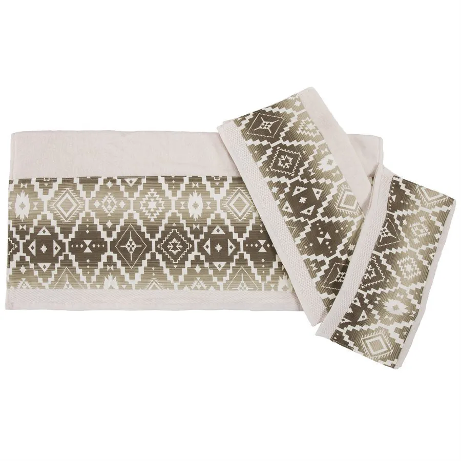 Chalet Southwestern Bath Towel Set of 2