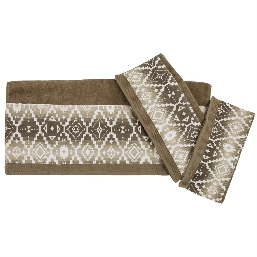 Chalet Southwestern Bath Towel Set of 2