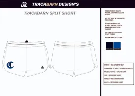 Charlotte-Christian-School Youth Split Track Short