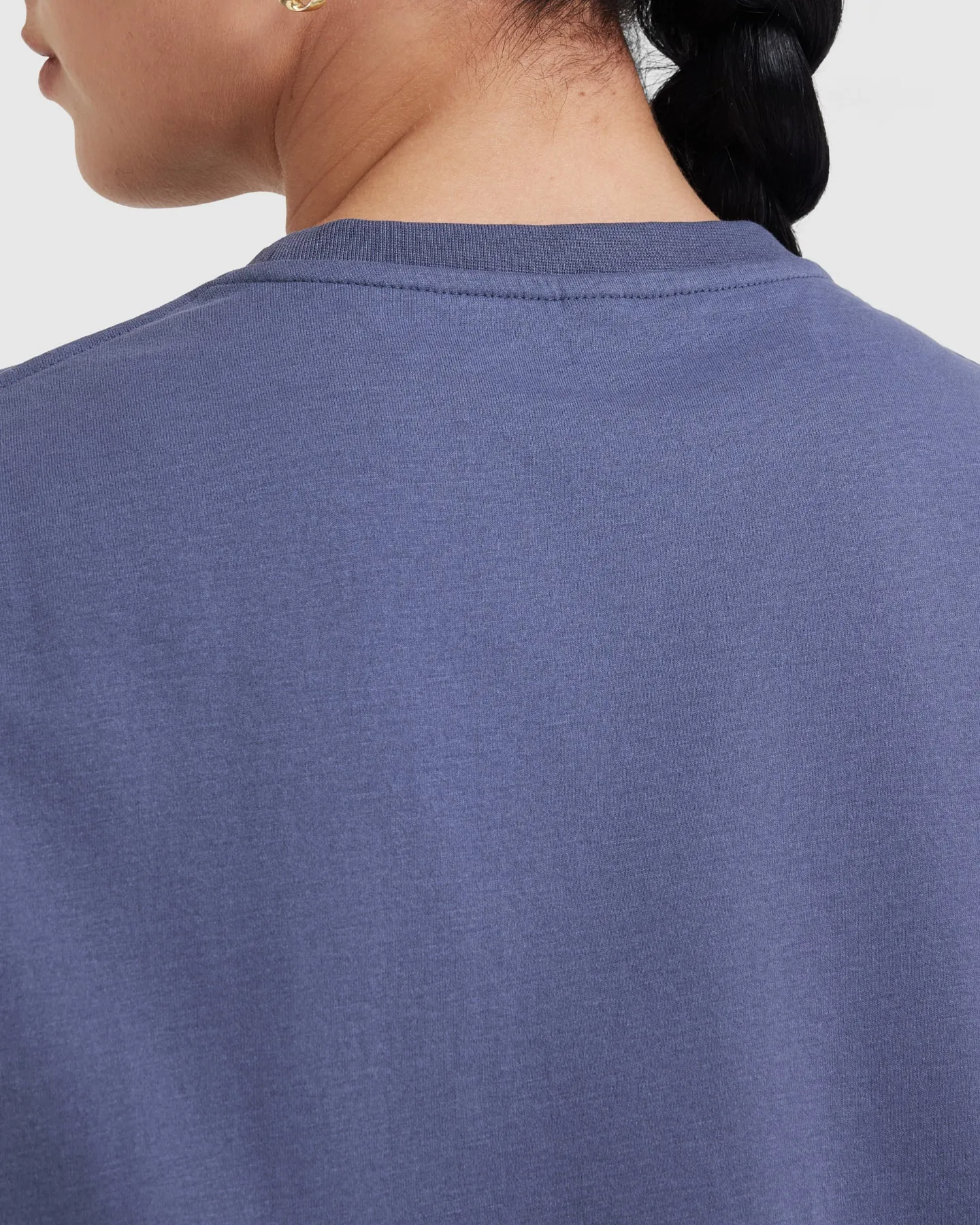 Classic Oversized Lightweight T-Shirt | Washed Slate Blue