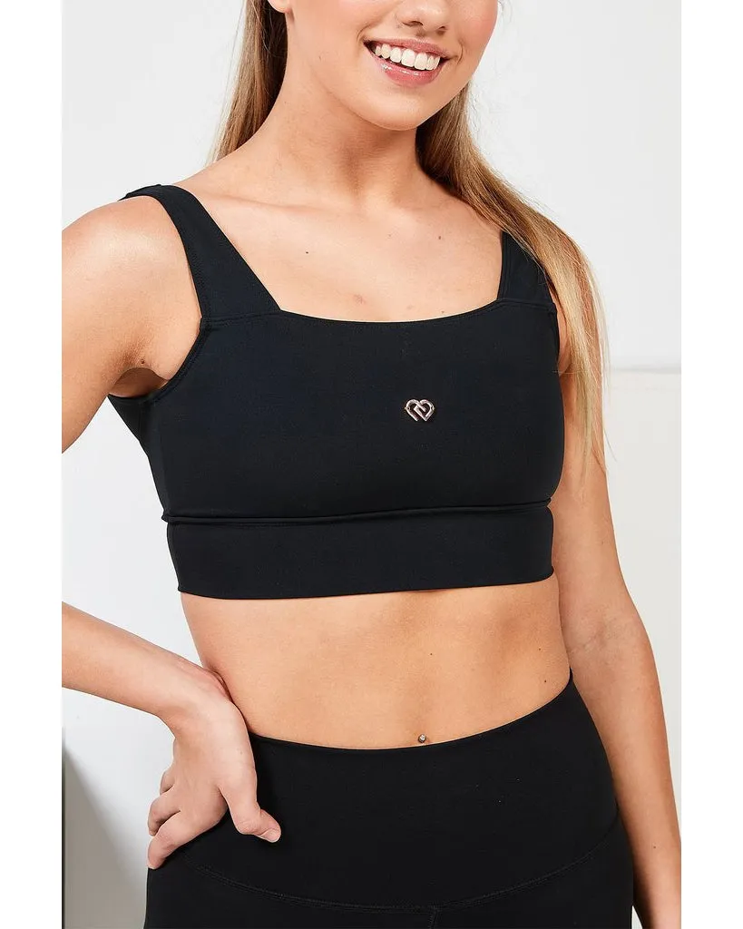 Claudia Dean World Active Mid Crop Top  - Womens