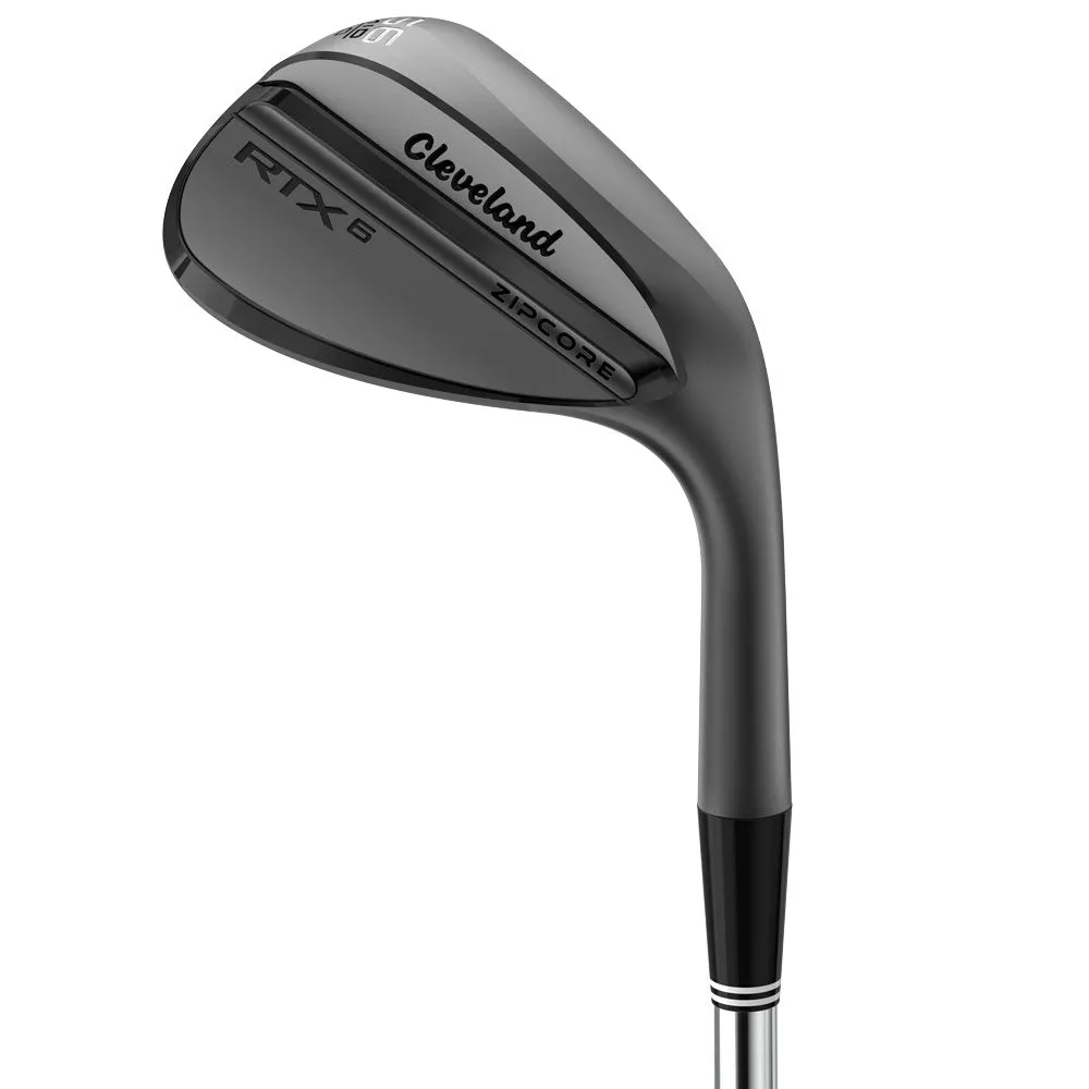 Cleveland Golf Mens RTX6 Zip Core Black Satin Wedges