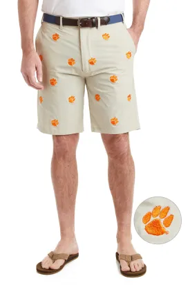 Collegiate ACKformance Short Khaki with Clemson