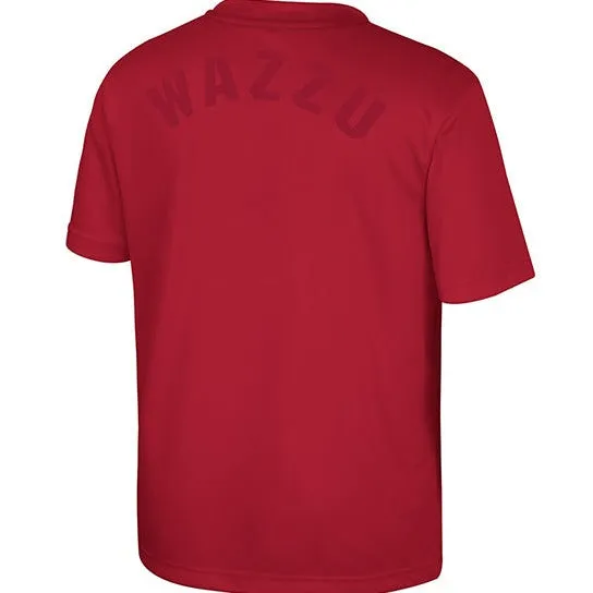 Colosseum Crimson Washington State Youth Dri-fit Tee