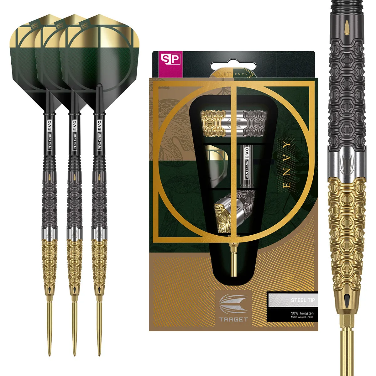 Cult Envy 01 90% Tungsten SP Steel Tip Darts by Target