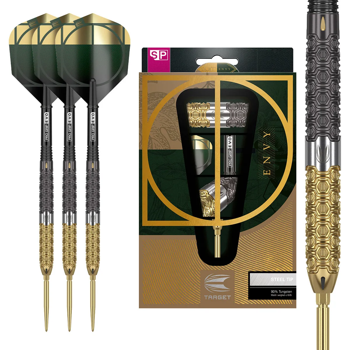 Cult Envy 03 90% Tungsten SP Steel Tip Darts by Target