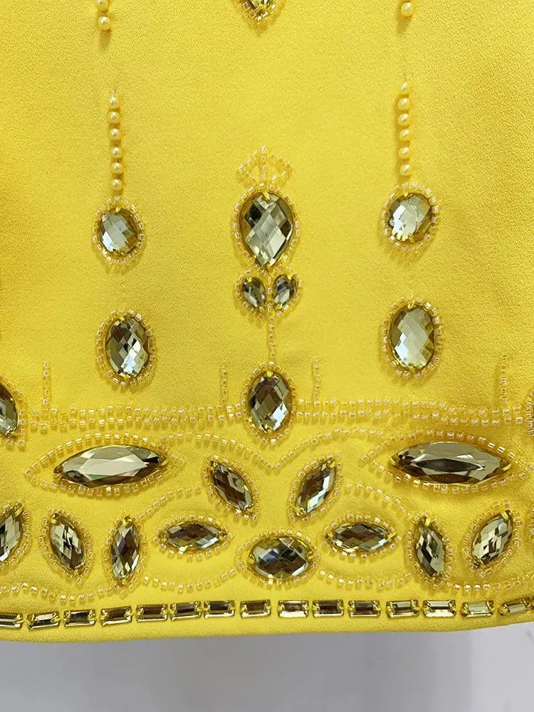 Cybil Beaded Yellow Set