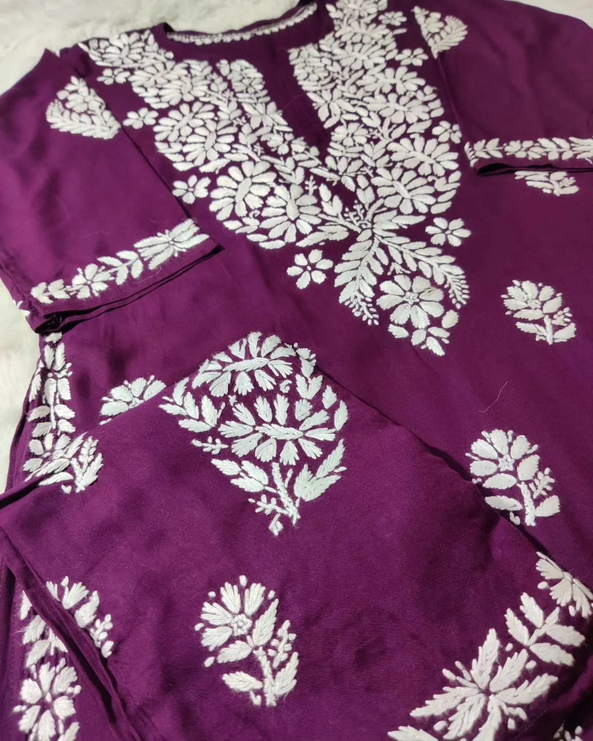 Daniya Premium Chikankari Modal Co-ord Sets