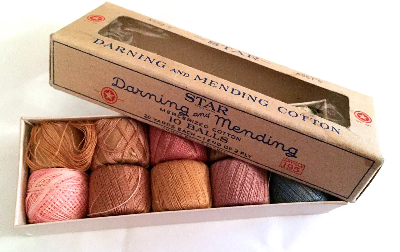 Darning and Mending Cottons