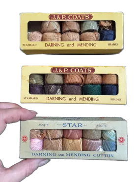 Darning and Mending Cottons