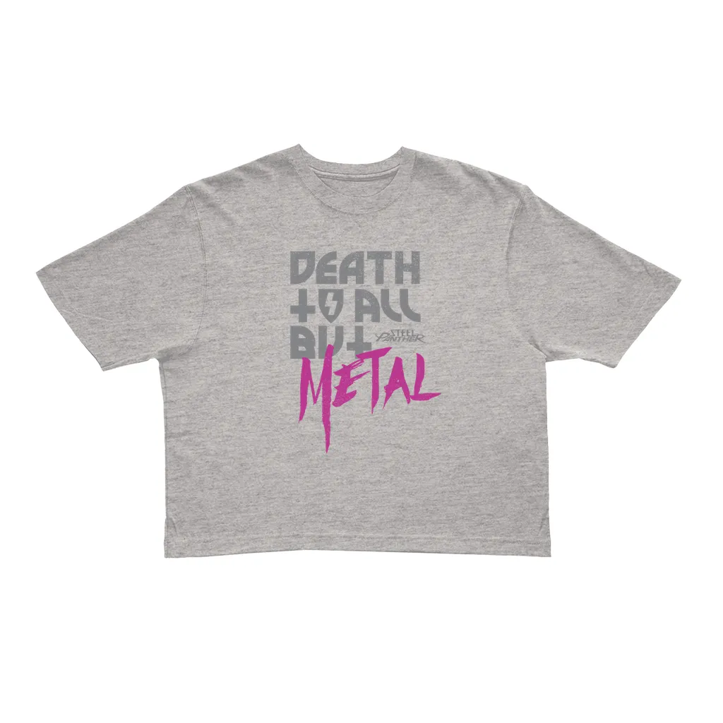 Death To All But Metal Crop Top